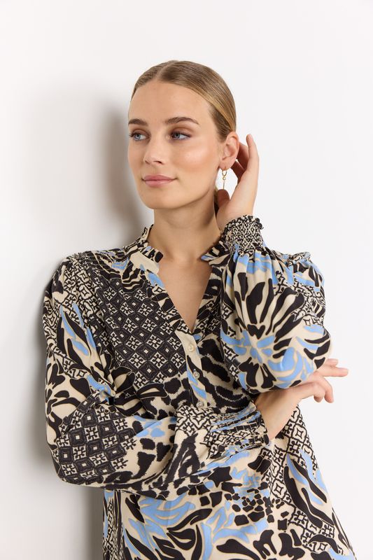 Olette bluse blå