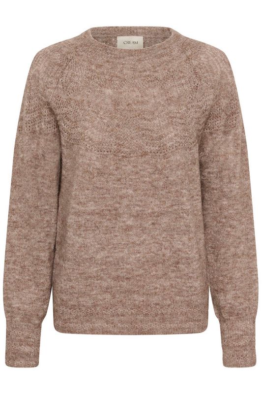 Junah Pointelle Pullover fra Cream