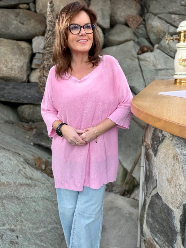 Makia summer knit rosa