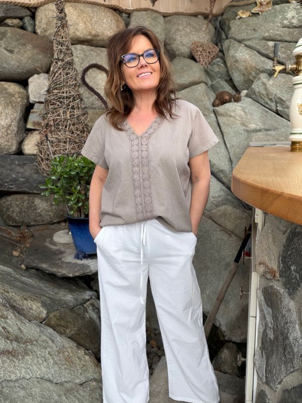 Cissie bukse 49 C hvit 