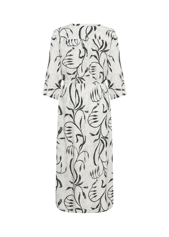 Sabira kjole sort/ beige