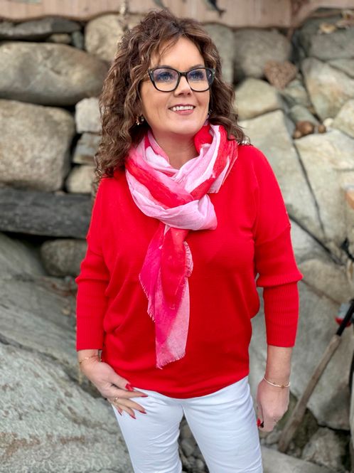 Hovedbilde Skjerf viscose - mønstret