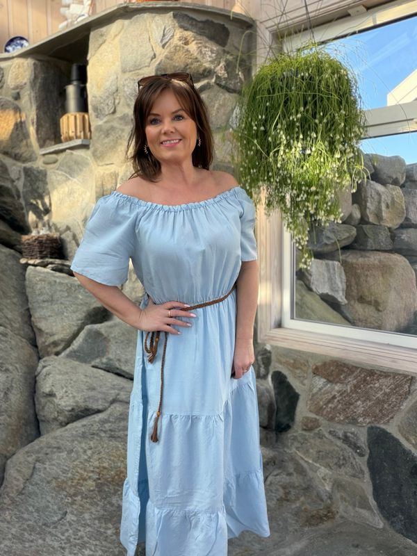 Signe dress  soft blue