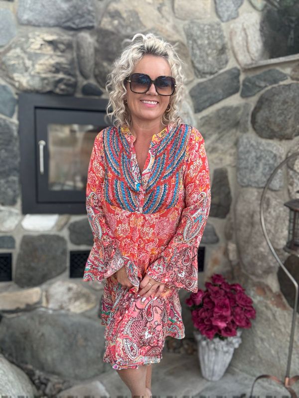 Suki dress Aperol 