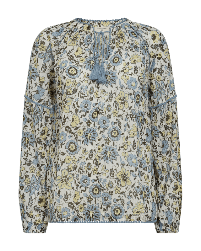 Carin bluse blå