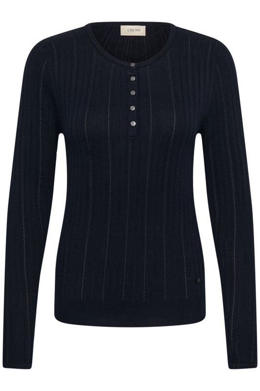 Peloa Knit blouse mørk blå