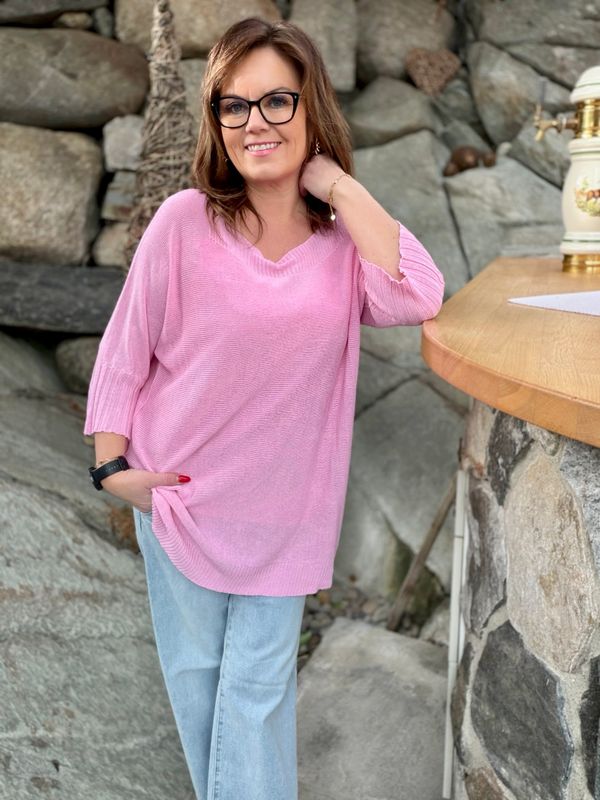 Makia summer knit rosa