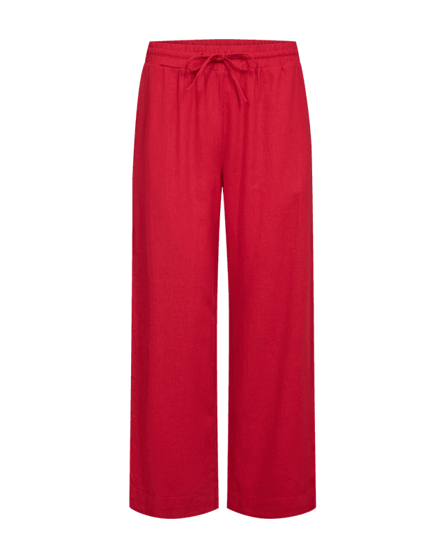 Lava lin ankel pants rød