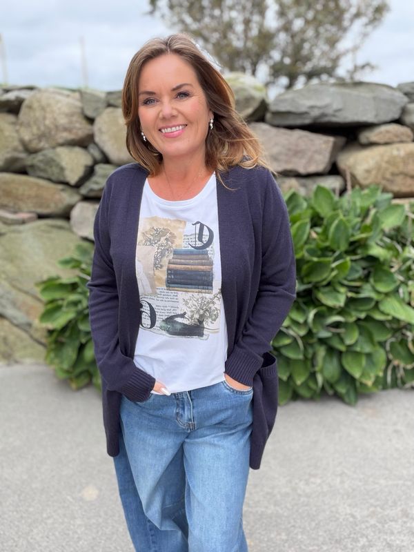 Agnes cardigan marineblå