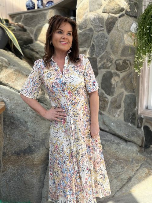 Hovedbilde Fanny dress mønstret 