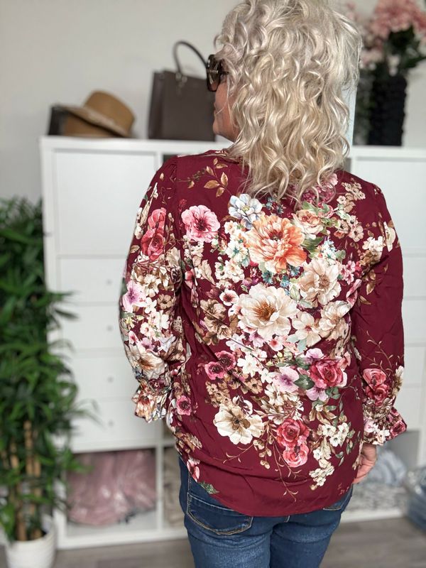 Sia bluse bordaux 