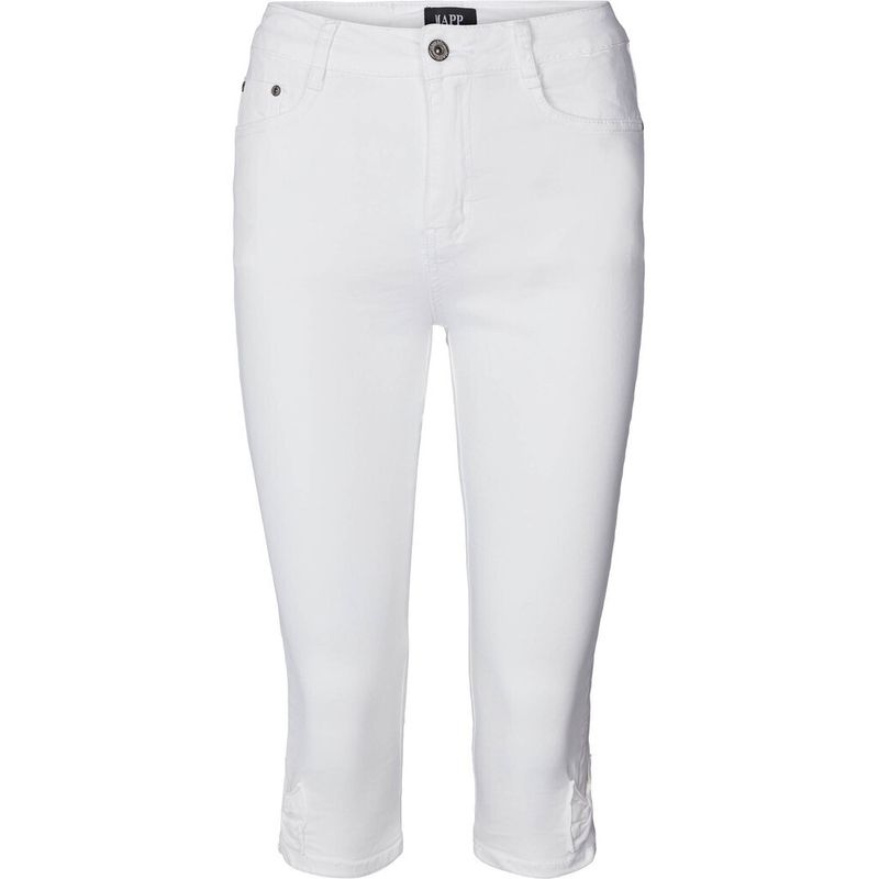 Bow jeans pirat hvit 