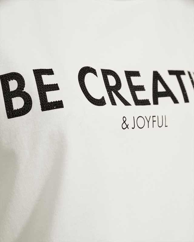 Be creative t-shirt offwhite