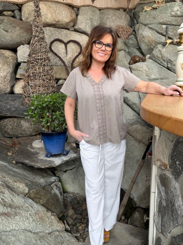 Cissie bukse 49 C hvit 