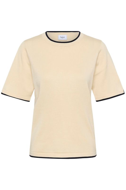 Mila t shirt Birch Nightsky Contrast 