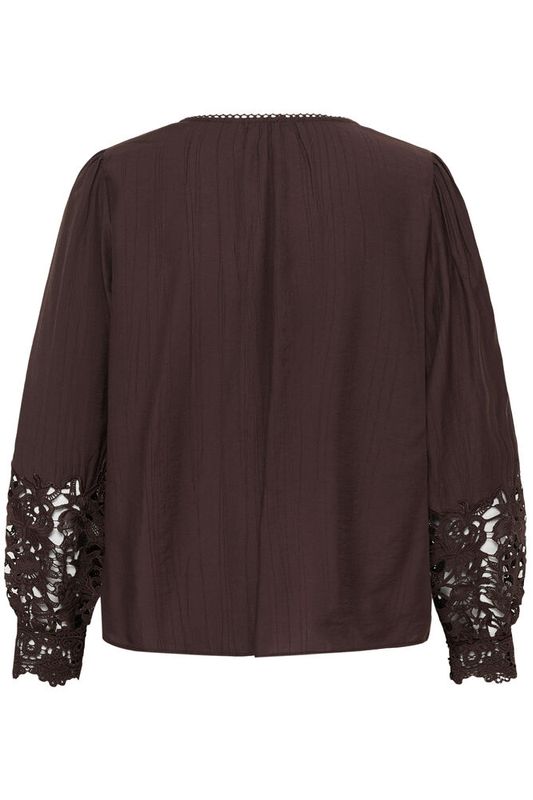 Tina bluse brun 
