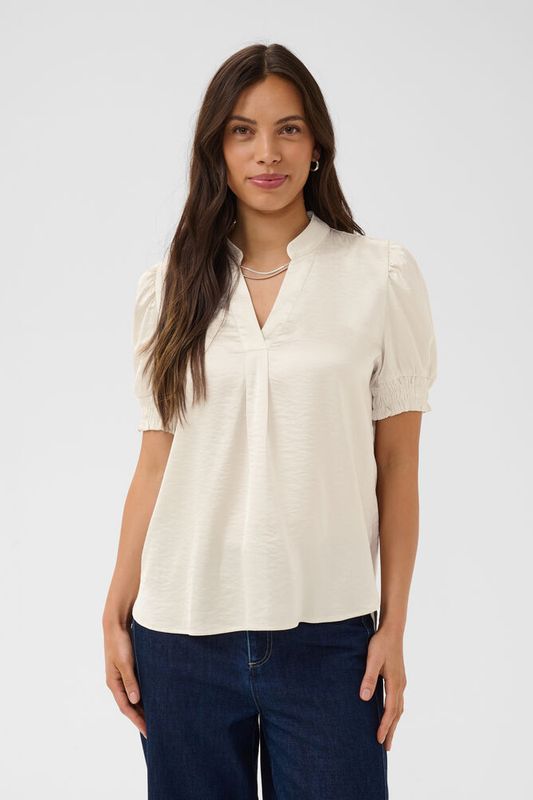 Panan bluse  Ice - White