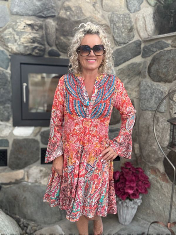 Suki dress Aperol 